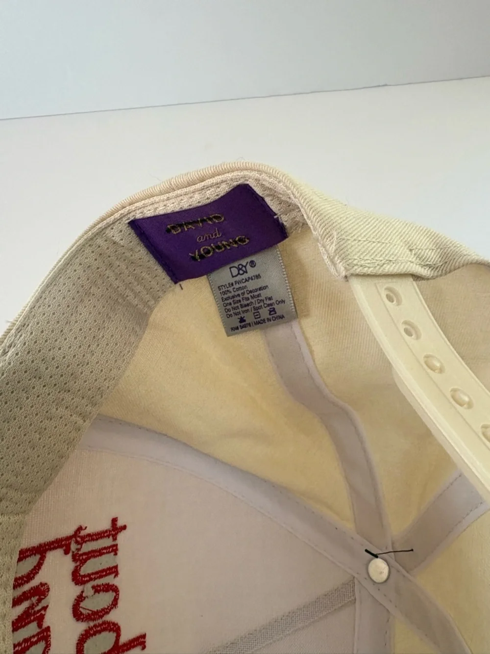 NWOT David and Young Sorry About My Husband Vintage Trucker Hat